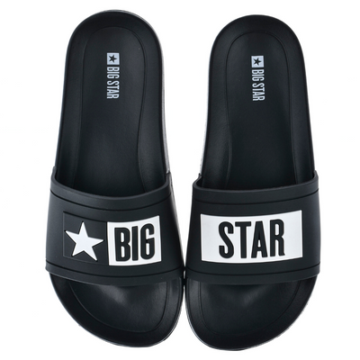 Klapki męskie czarne gumowe Big Star