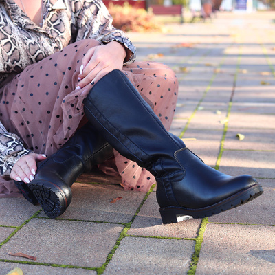 Kozaki Rieker Y9155-00 czarne