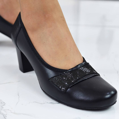 Жіночі шкіряні туфлі Galant на високих підборах 