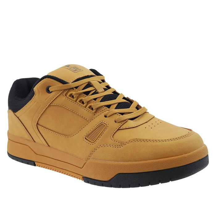 Sportowe buty męskie w kolorze camel sznurowane