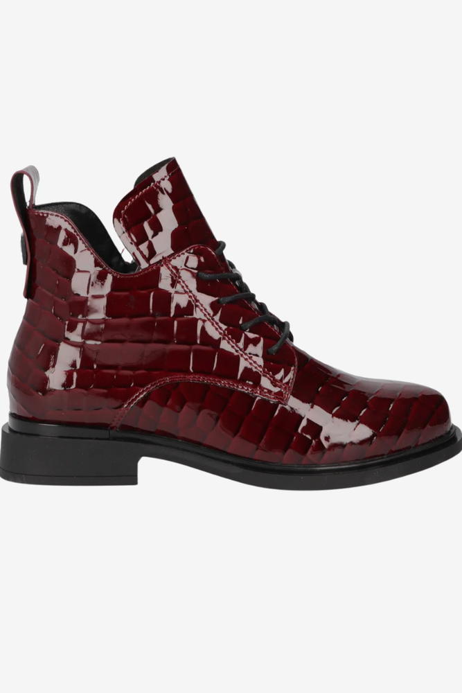 Чорні лаковані ботильйони Filippo