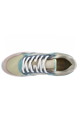 Sneakersy damskie wielokolorowe zamszowe Big Star