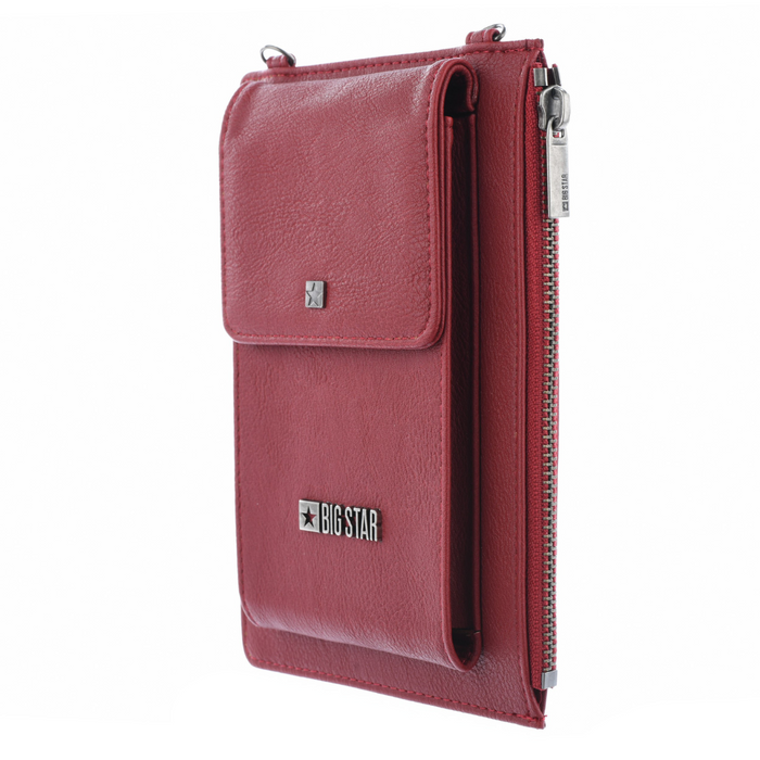 Бордовий жіночий гаманець Big Star