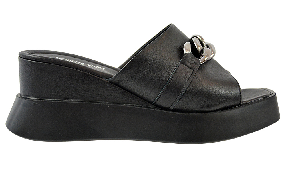 Klapki Loretta Vitale 1008-40 czarne