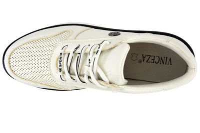 Sneakersy Vinceza 23-10842 białe