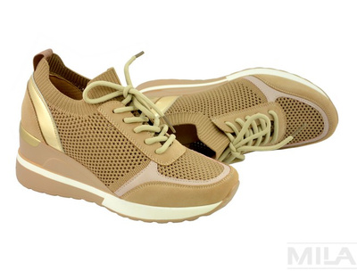 Кросівки Vinceza 21-10592, бежевий