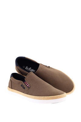 Tenisówki męskie w kolorze taupe Lee Cooper