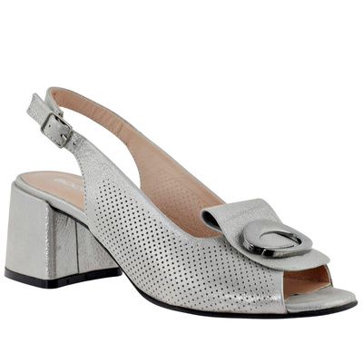 Босоніжки Boccato, сірі ажурні Boccato