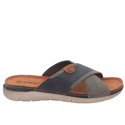 Сині чоловічі шльопанці Inblu