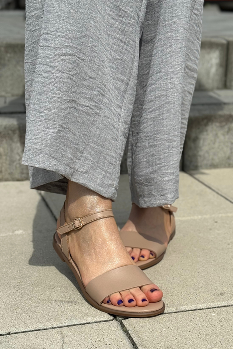 Бежеві кросівки Ryłko з натуральної шкіри та замші