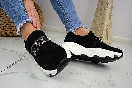 Sneakersy Potocki 22-12035 czarne