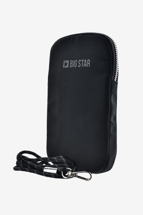 Uniwersalna saszetka czarna na szyję Big Star