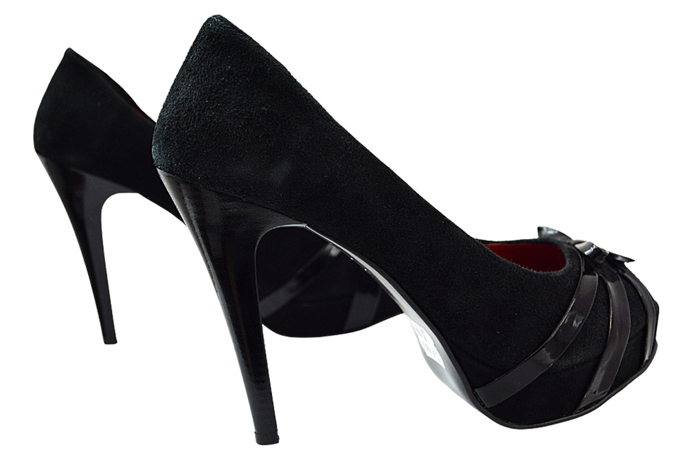 Czółenka Lewski 2037 czarne