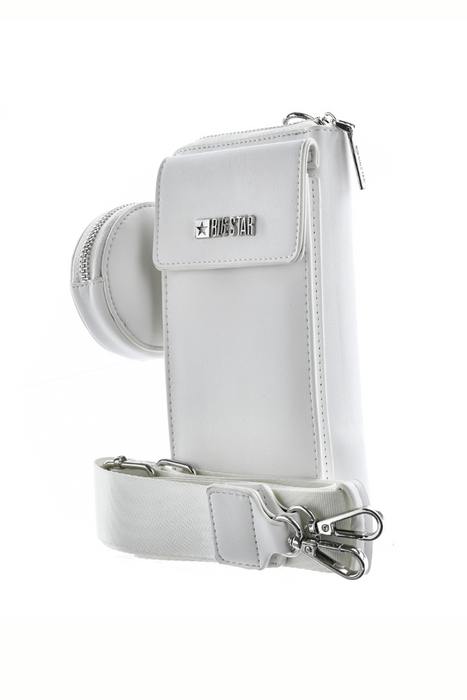 Biała mini torebka z ekoskóry z saszetką Big Star