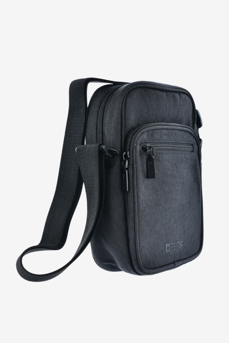 Чорна чоловіча сумка через плече Big Star