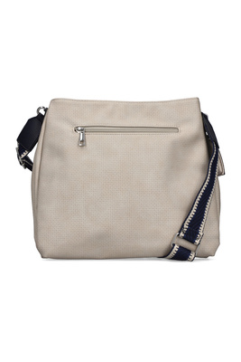 Бежева жіноча двокамерна сумка-почтальон з ремінцем Rieker 