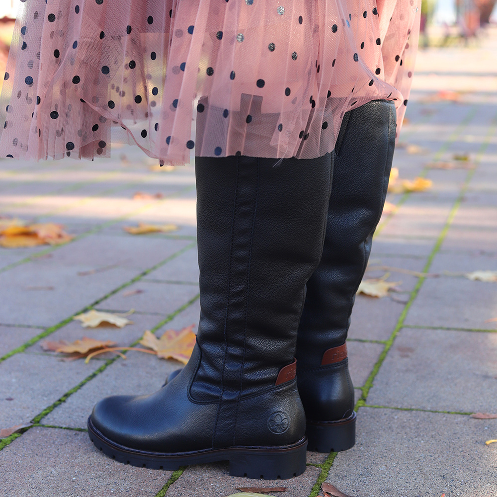 Kozaki Rieker Y9155-00 czarne