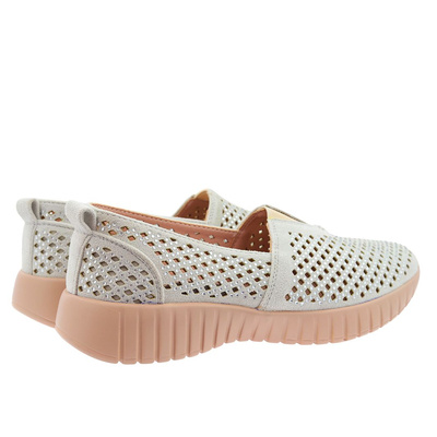 Туфлі жіночі ажурні на плоскій підошві