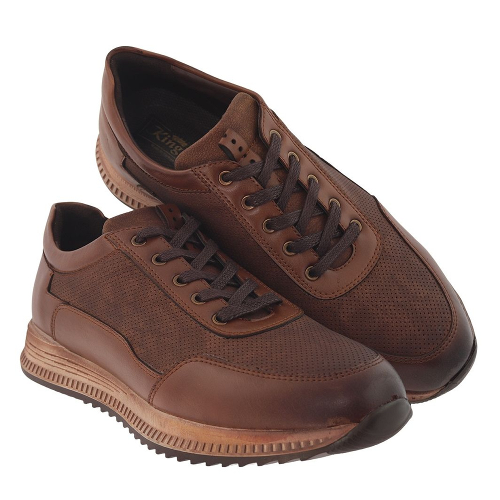 Półbuty sportowe męskie rudy T.Sokolski