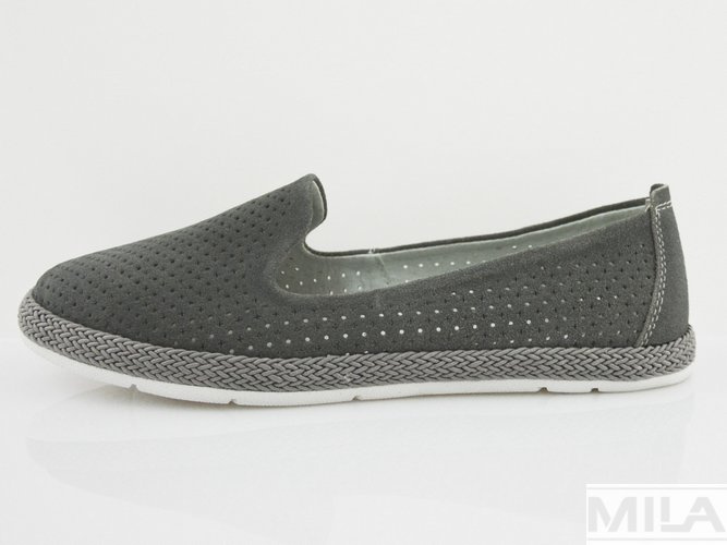 Зручні сірі лофери Filippo DP081/19