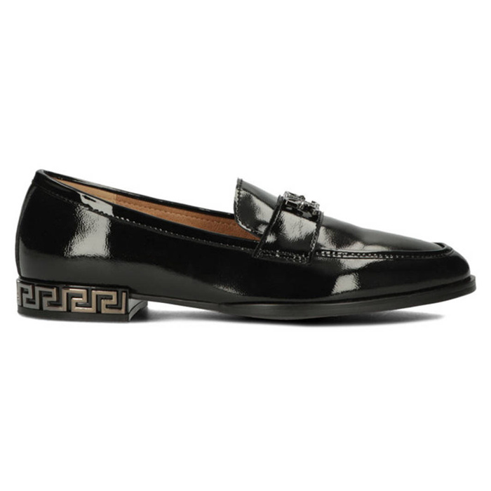 Чорні жіночі лорди з лакованої шкіри Filippo