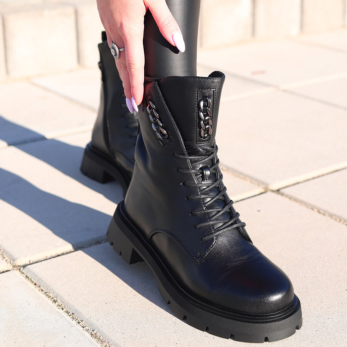 Чорні жіночі чоботи Filippo з високою талією