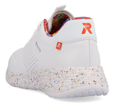 Sneakersy Rieker W0402-80 białe