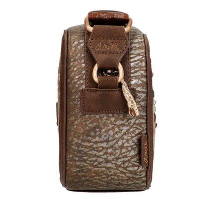 Маленька містка сумка-мессенджер на блискавці з широким ремінцем Anekke Corre