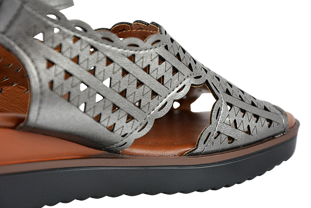 Sandały M. Daszyński MR1838-21 srebrne