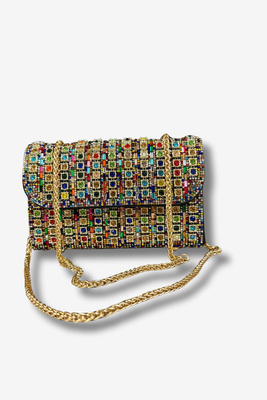 Жіноча чорна сумочка з подвійною ручкою і ремінцем Big Star