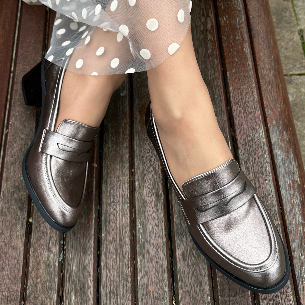 Платинові туфлі на колодці M. Daszyński