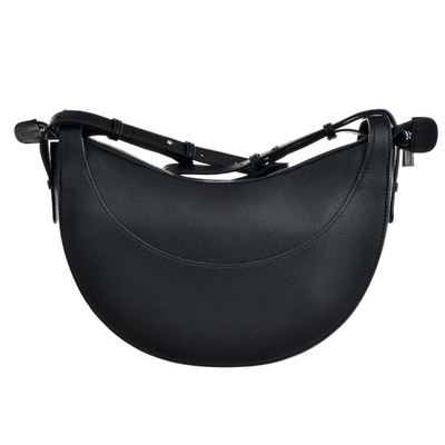 Жіноча чорна сумка-почтальон з ремінцем Big Star