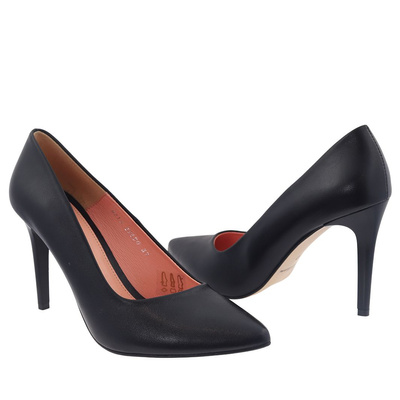 Чорні шкіряні туфлі Baldaccini 596200-V