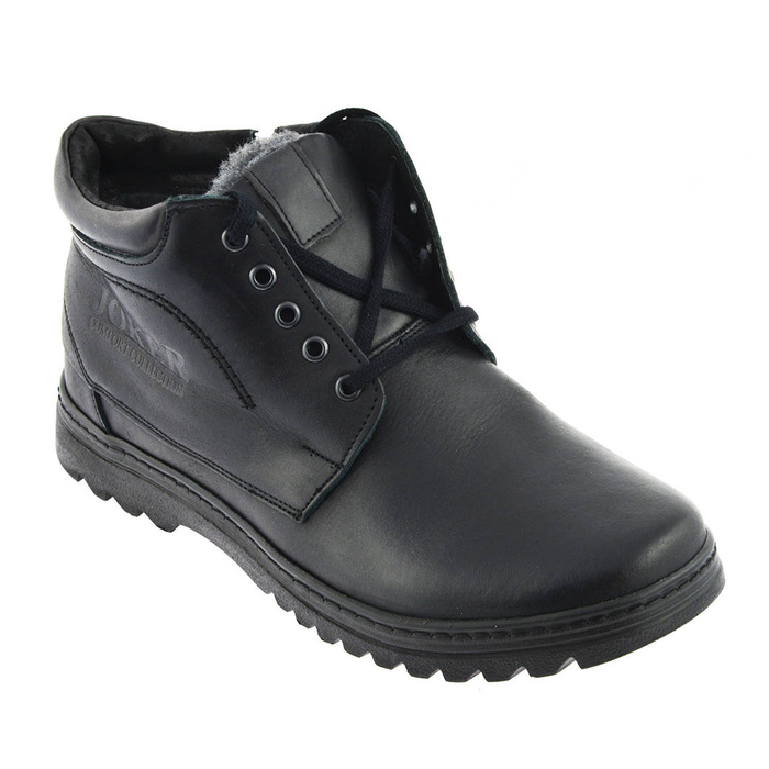 Męskie trzewiki czarne