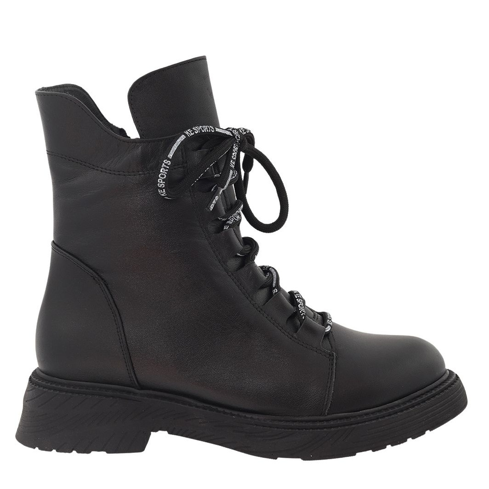 Чорні шкіряні ботильйони Artiker