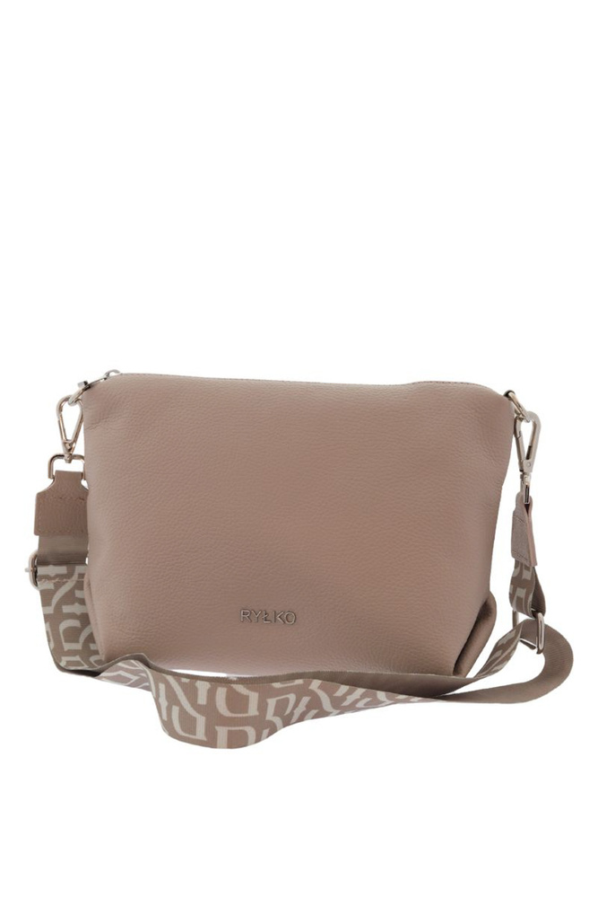 Маленька чорна шкіряна сумка з клапаном і ланцюжком 