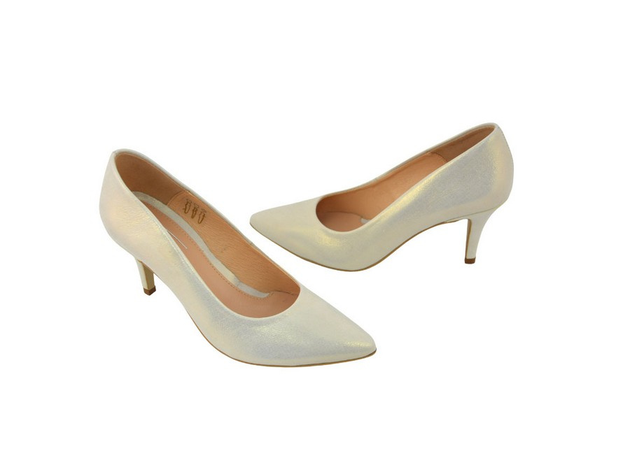 Човники CLASICCO by ESKA 903000-V, білий сатин