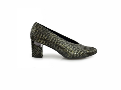 Сірі туфлі на високих підборах KOSTEX 1431 R6038
