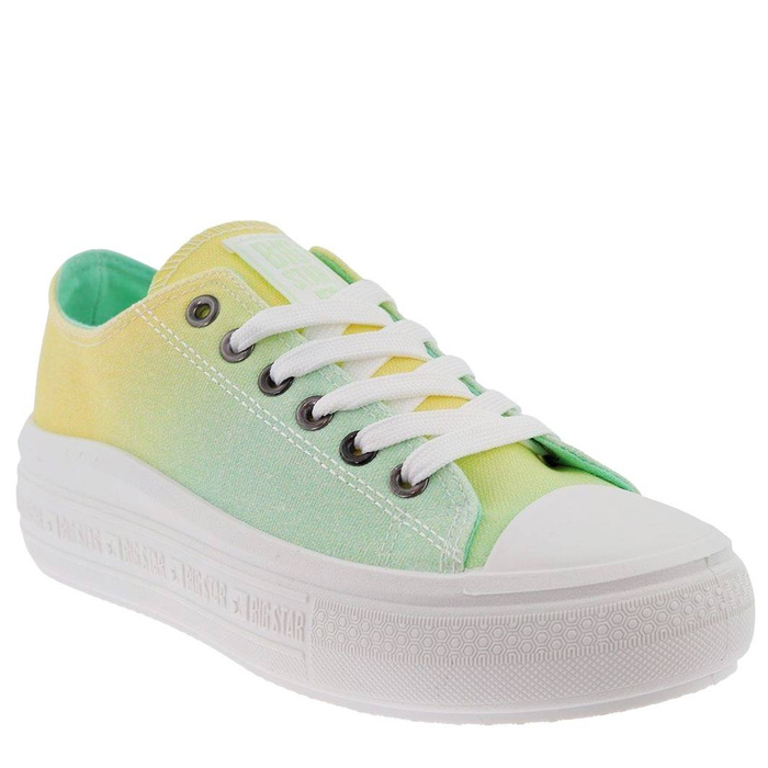 Жовто-зелені жіночі кросівки Big Star