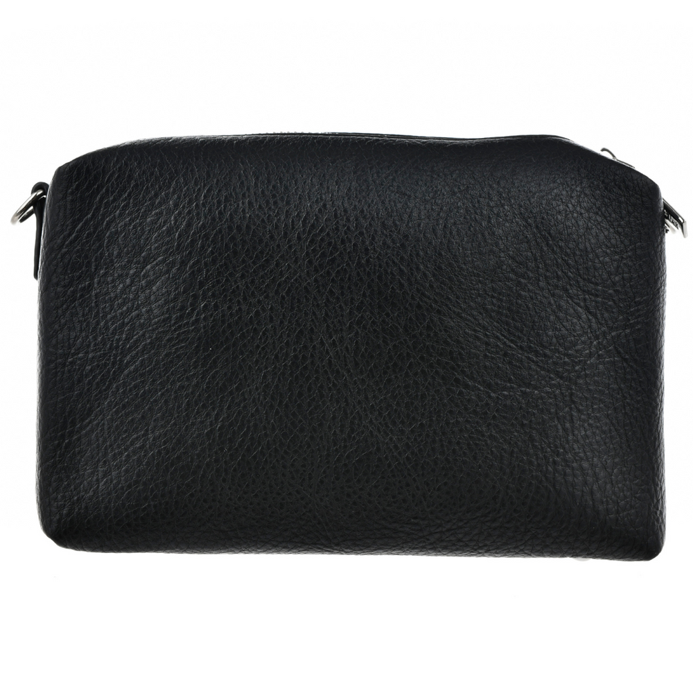 Mała listonoszka czarna na ozdobnym szerokim pasku Big Star