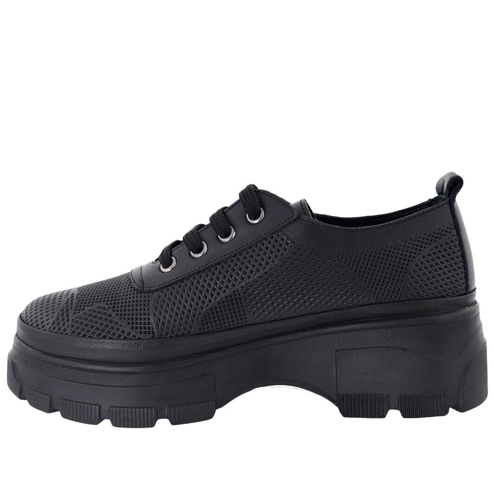 Модні жіночі туфлі на платформі Ravini чорні