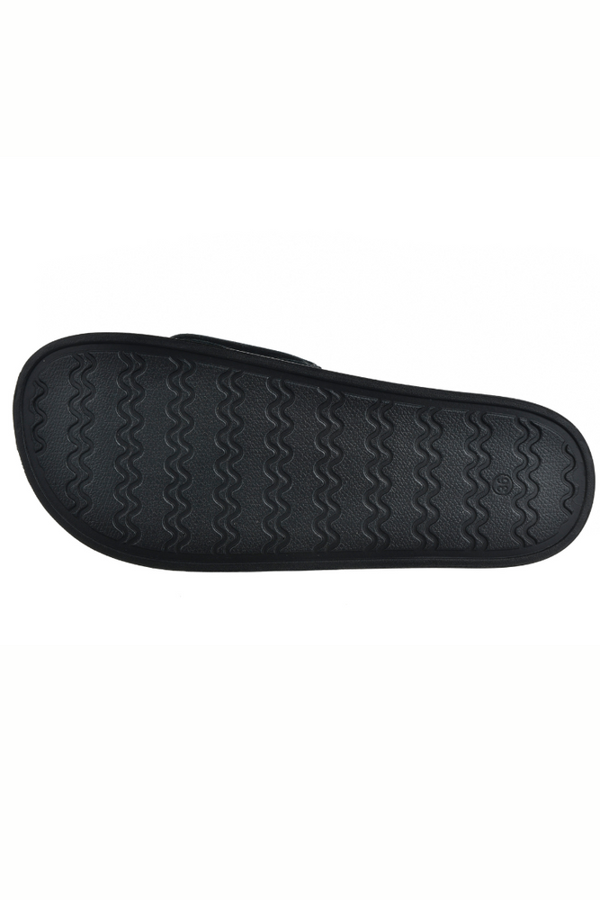 Damskie klapki czarne zamszowe na platformie Big Star