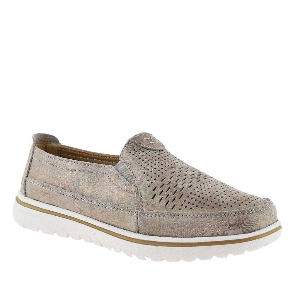 Шкіряне жіноче взуття Evento золотого кольору