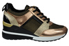 Sneakersy Vinceza 22-10742 czarno - złote