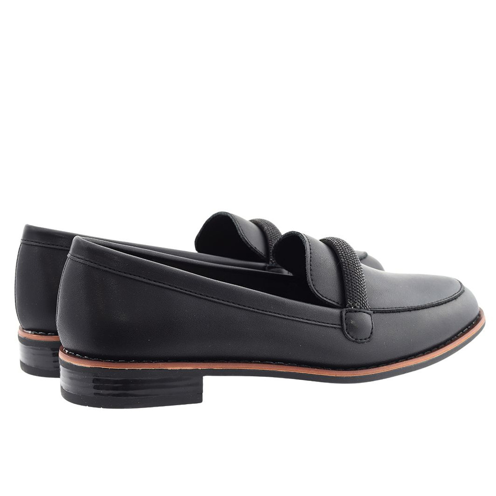 Czarne matowe mokasyny Sergio Leone