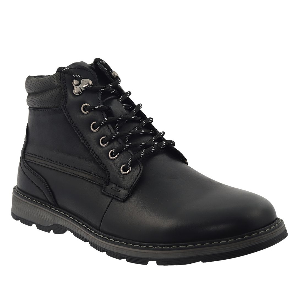 Чорні чоловічі шкіряні ботильйони T. Sokolski