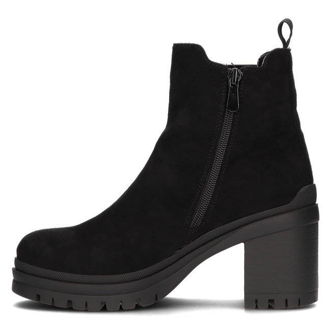 Ботильйони на високих підборах Filippo DBT3040/22 BK, чорні