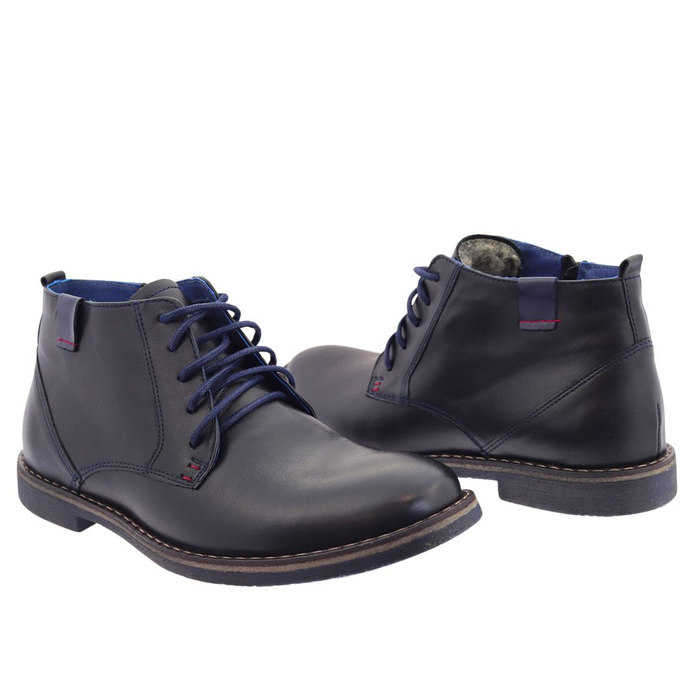 Чорні шкіряні туфлі на шнурівці та блискавці, плоскі Нікополь