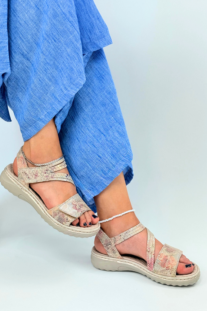 Босоніжки Rieker 64870-14 темно-сині