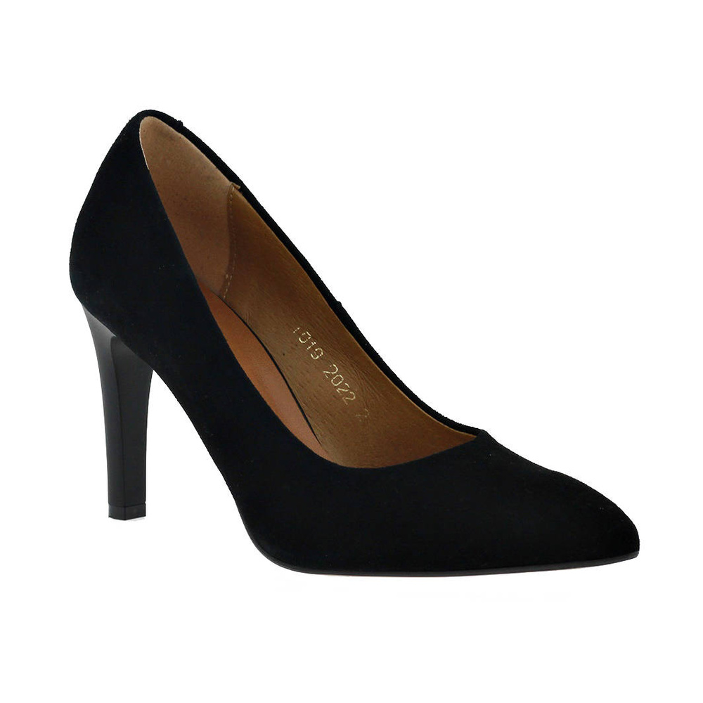 Skórzane szpilki na wysokim obcasie Darex